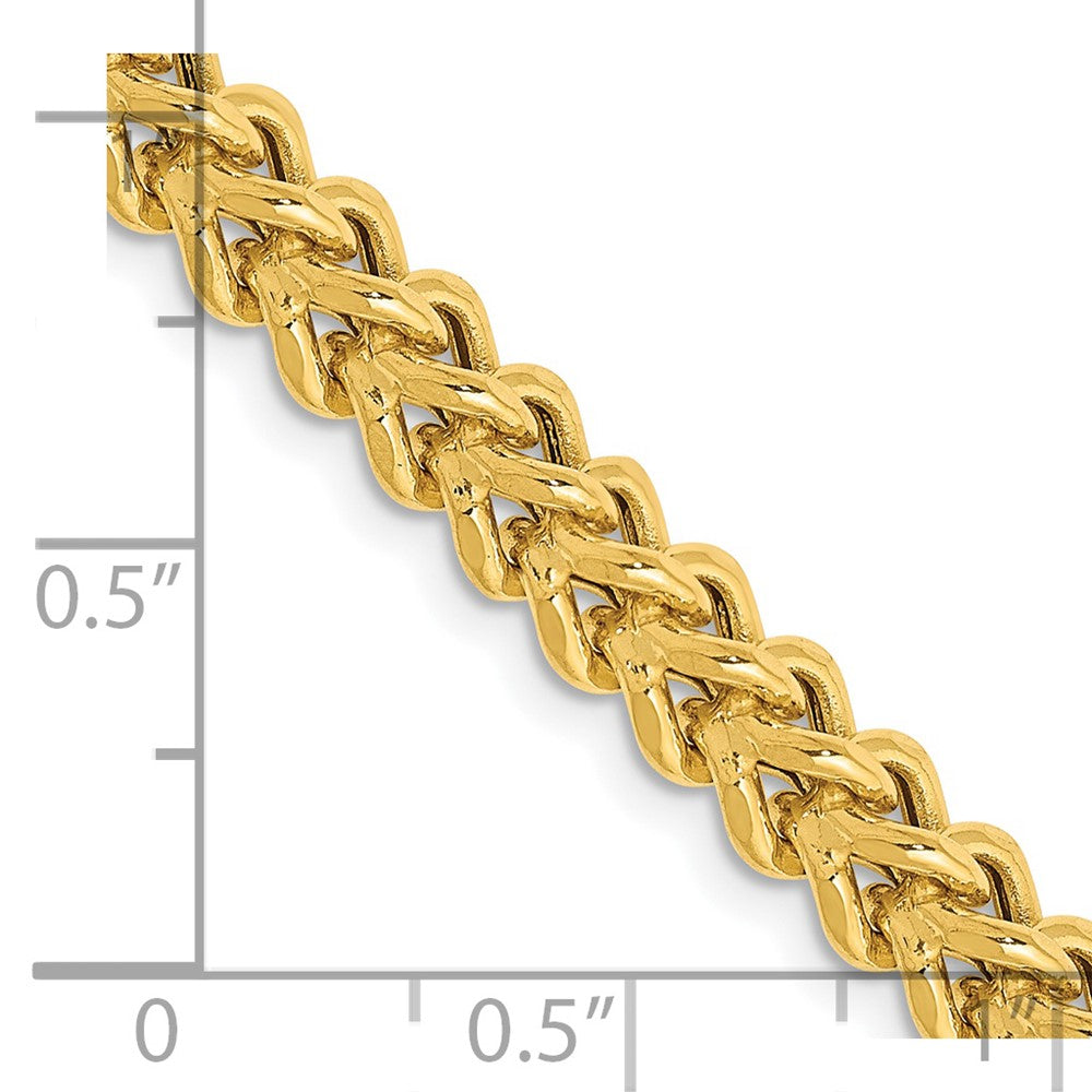 14k 4.5mm Semi-Solid Franco Chain