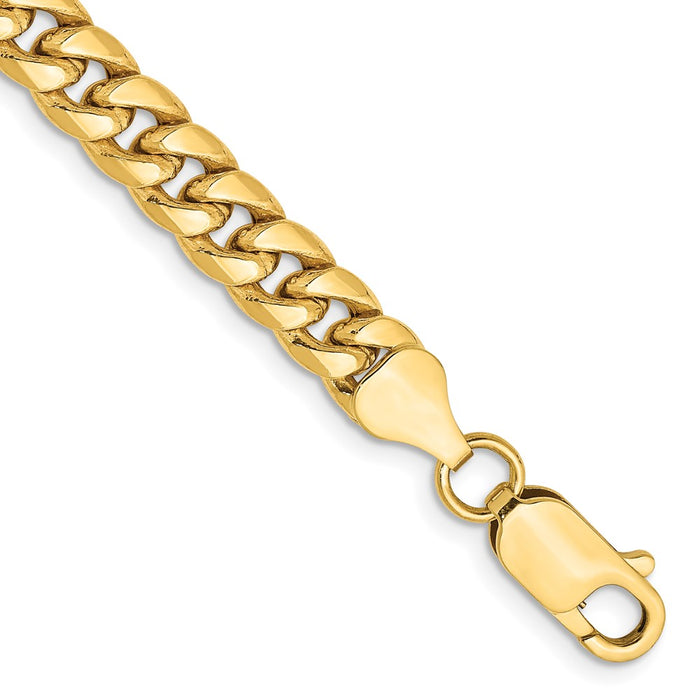 14k 6mm Semi-Solid Miami Cuban Chain