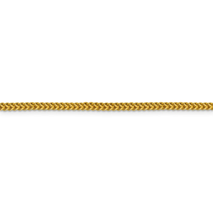 14k 2.2mm Semi-Solid Franco Chain