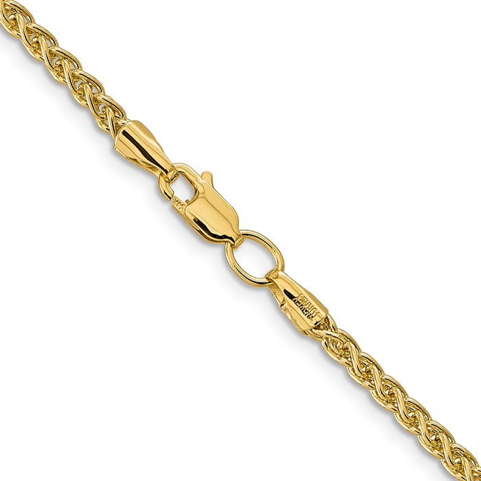 14k 2.75mm Semi-solid Wheat Chain