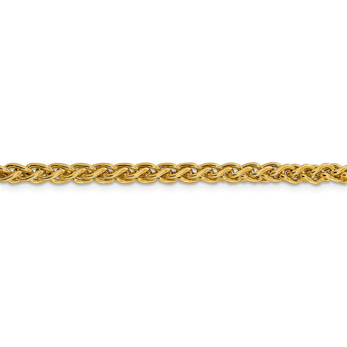 14k 4.15mm Semi-solid Wheat Chain