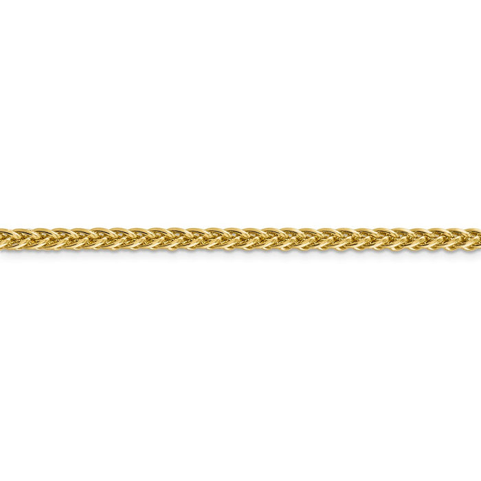 14k 4.3mm Semi-solid 3-Wire Wheat Chain