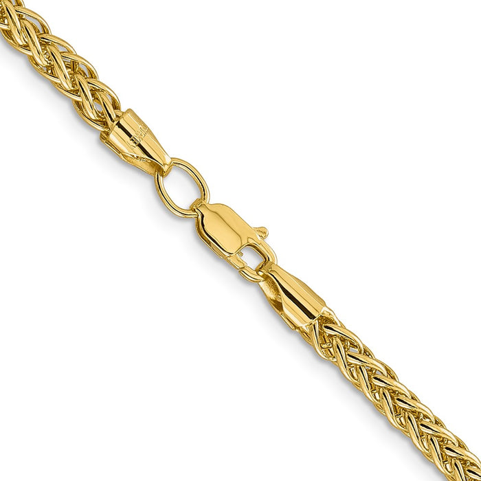 14k 4.3mm Semi-solid 3-Wire Wheat Chain