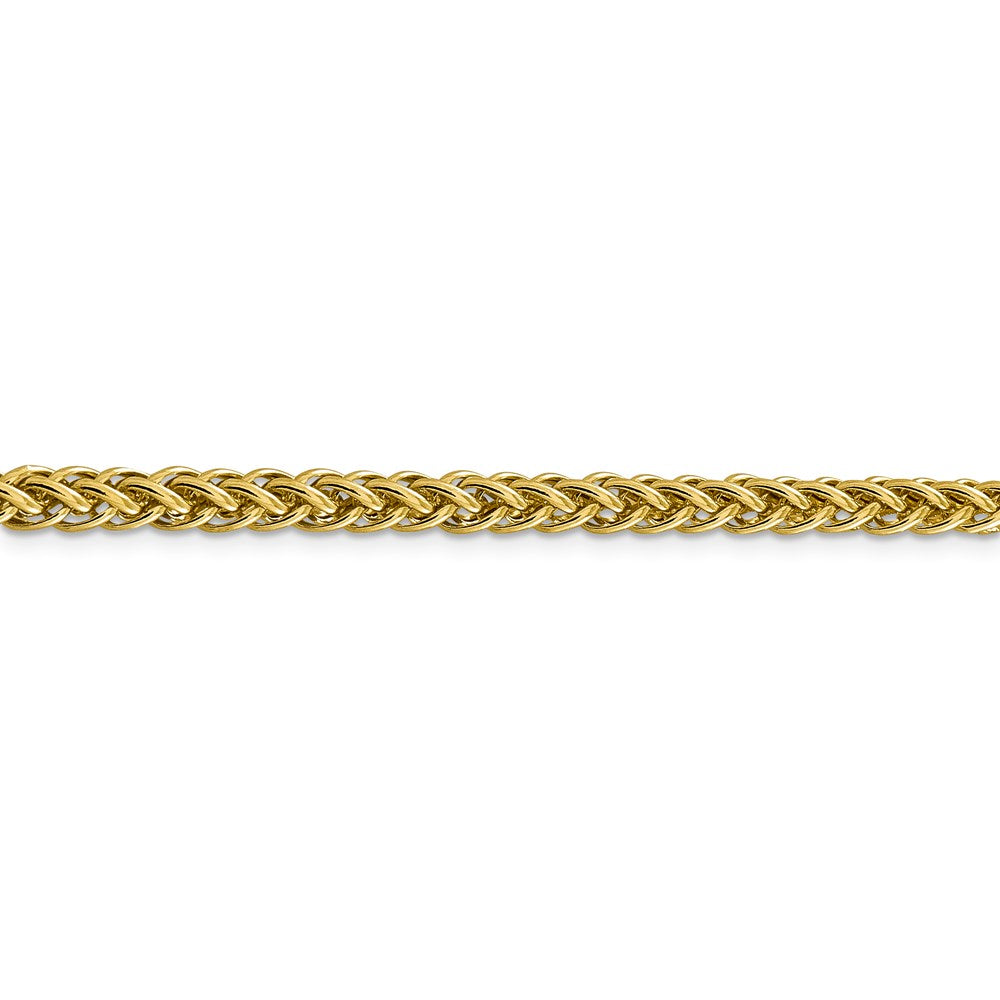 14k 4.65mm Semi-solid 3-Wire Wheat Chain