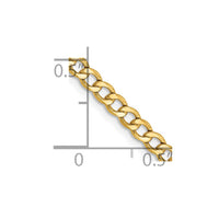 Thumbnail for 14k 2.85mm Semi-Solid Curb Chain