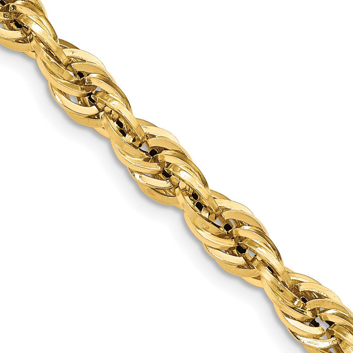 14ky 7.0mm Semi-Solid Rope Chain