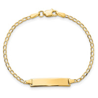 Thumbnail for 14k Flat Curb Link ID Bracelet