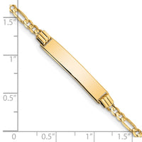 Thumbnail for 14k Children's Figaro Link ID Bracelet