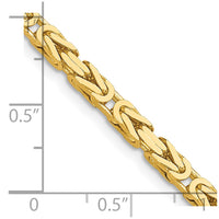 Thumbnail for 14k 3.25mm Byzantine Chain