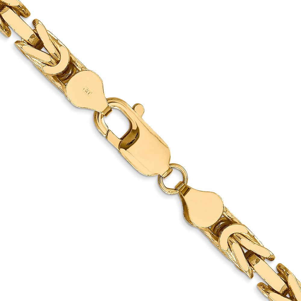14k 5.25mm Byzantine Chain