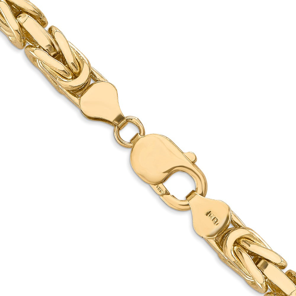 14k 6.5mm Byzantine Chain