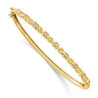 Thumbnail for 14k Citrine and Diamond Bangle