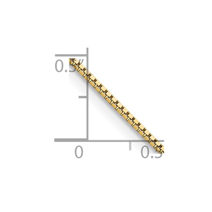 14k .95mm Box Chain