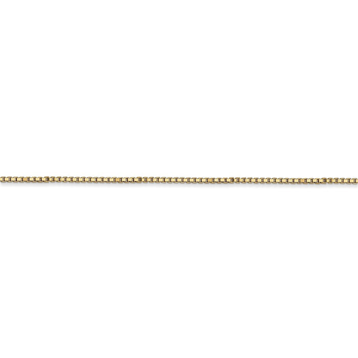 14k 1mm Box Chain