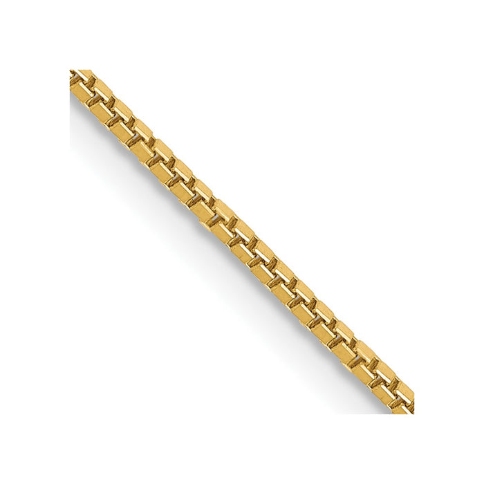 14k 1mm Box Chain