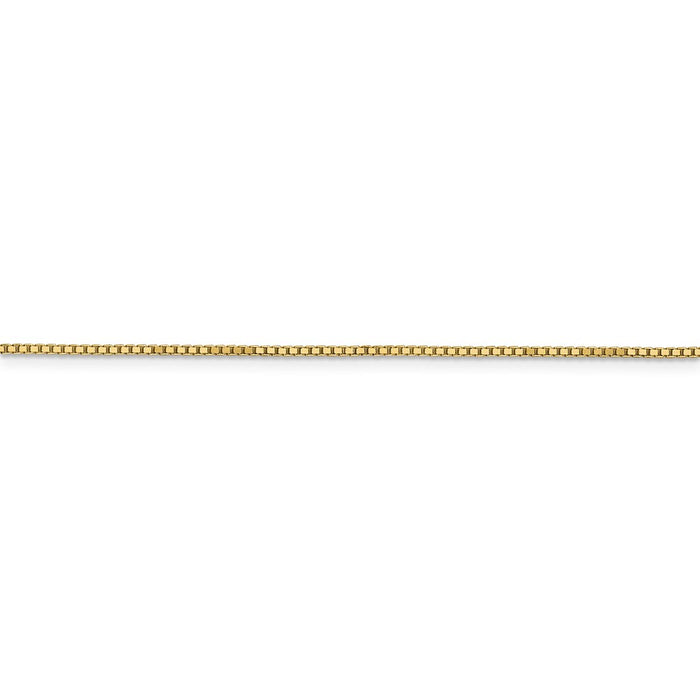 14k 1.05mm Box Chain