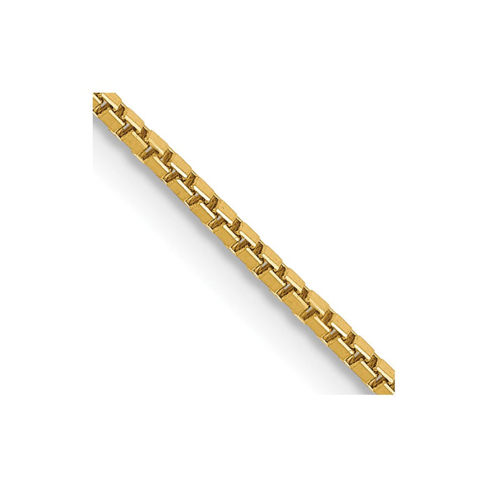 14k 1.05mm Box Chain