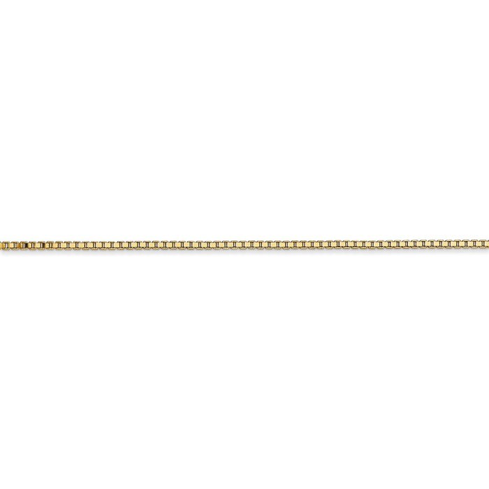 14k 1.1mm Box Chain