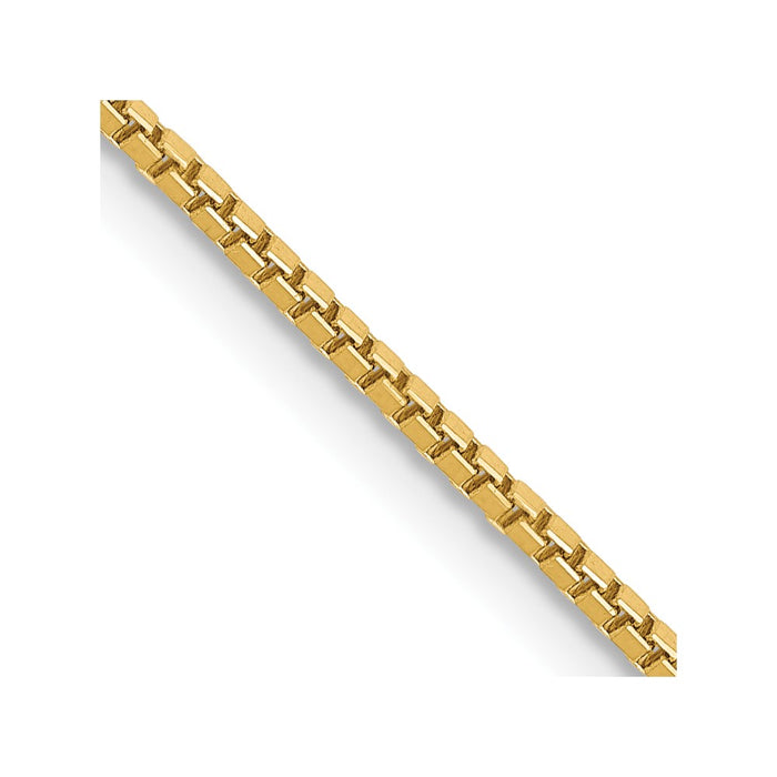 14k 1.1mm Box Chain