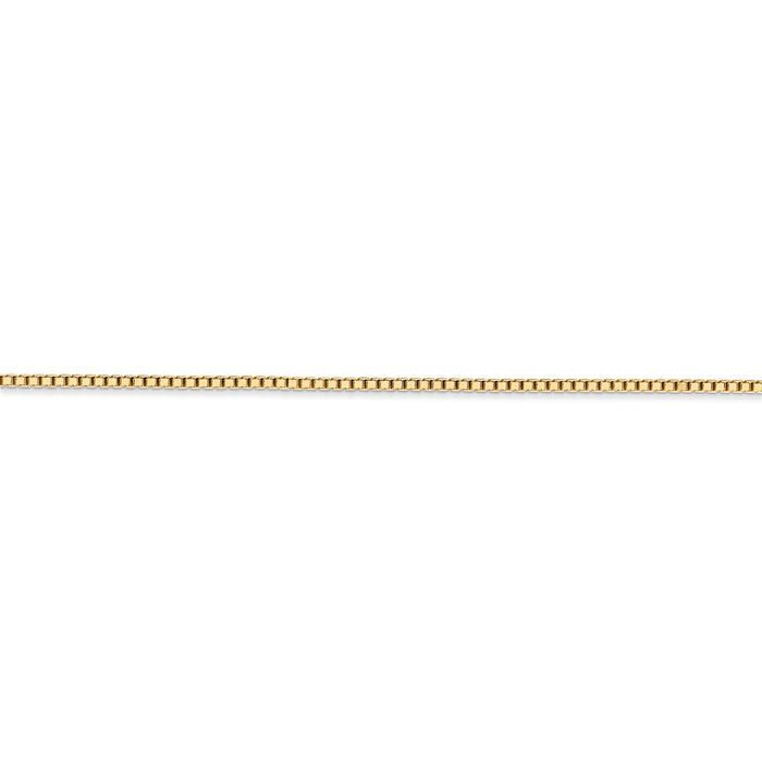 14k 1.3mm Box Chain