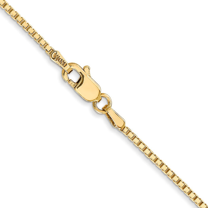 14k 1.3mm Box Chain