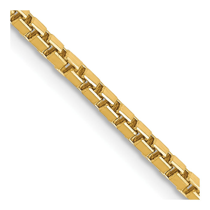 14k 1.9mm Box Chain