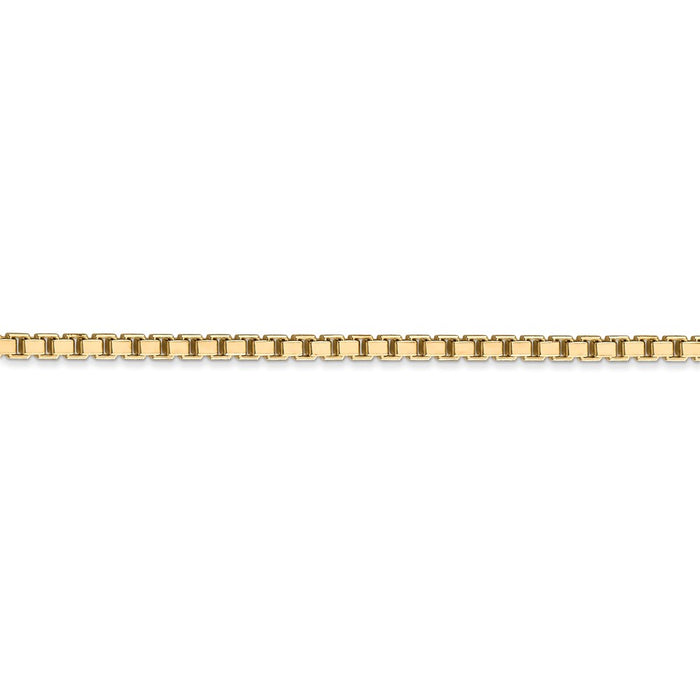 14k 2.5mm Box Chain