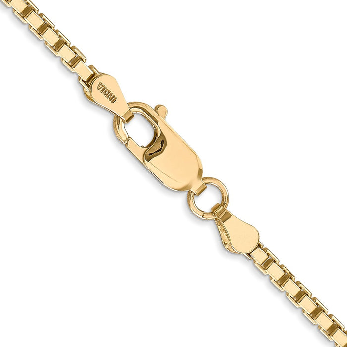 14k 2.5mm Box Chain