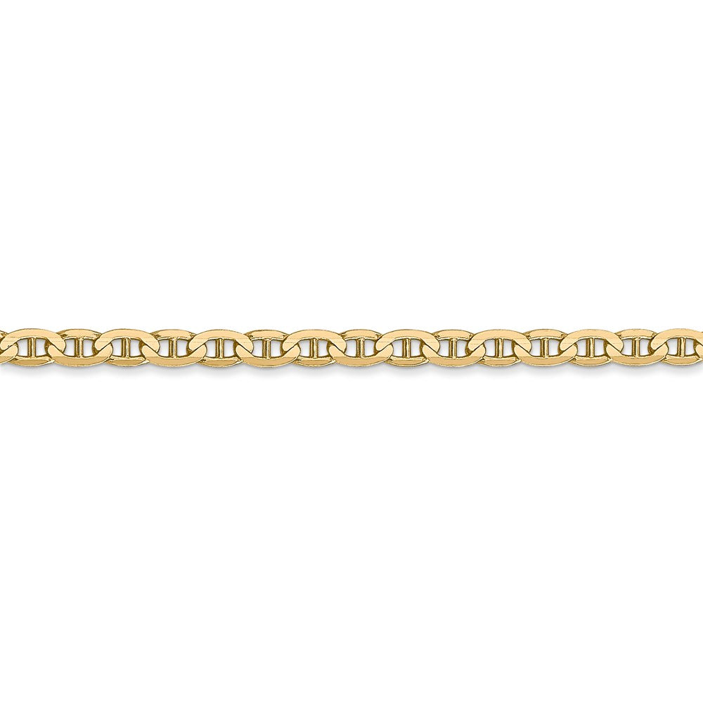 14k 3mm Concave Anchor Chain