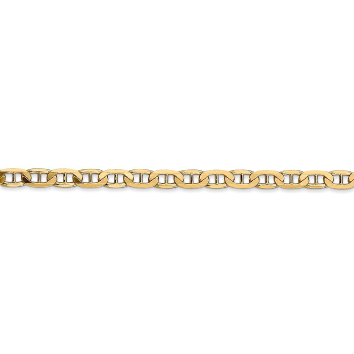 14k 3.75mm Concave Anchor Chain