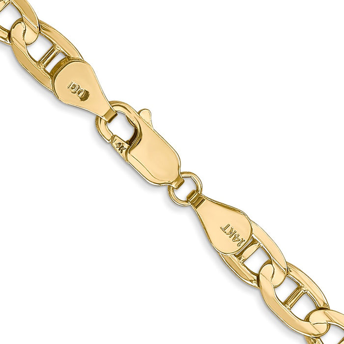 14k 5.25mm Concave Anchor Chain