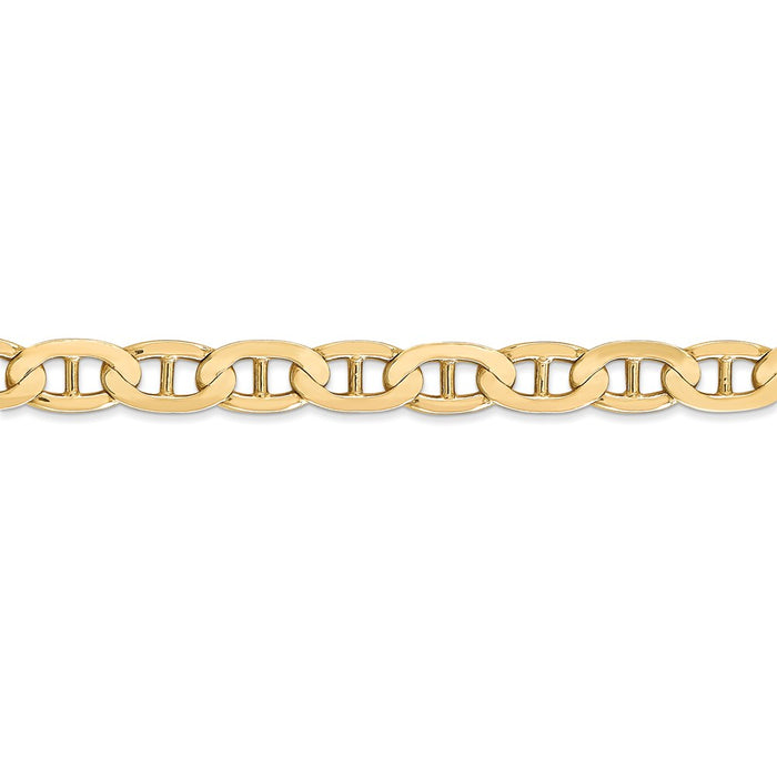 14k 6.25mm Concave Anchor Chain