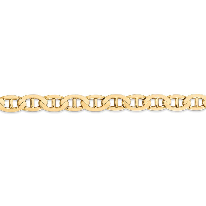 14k 7mm Concave Anchor Chain