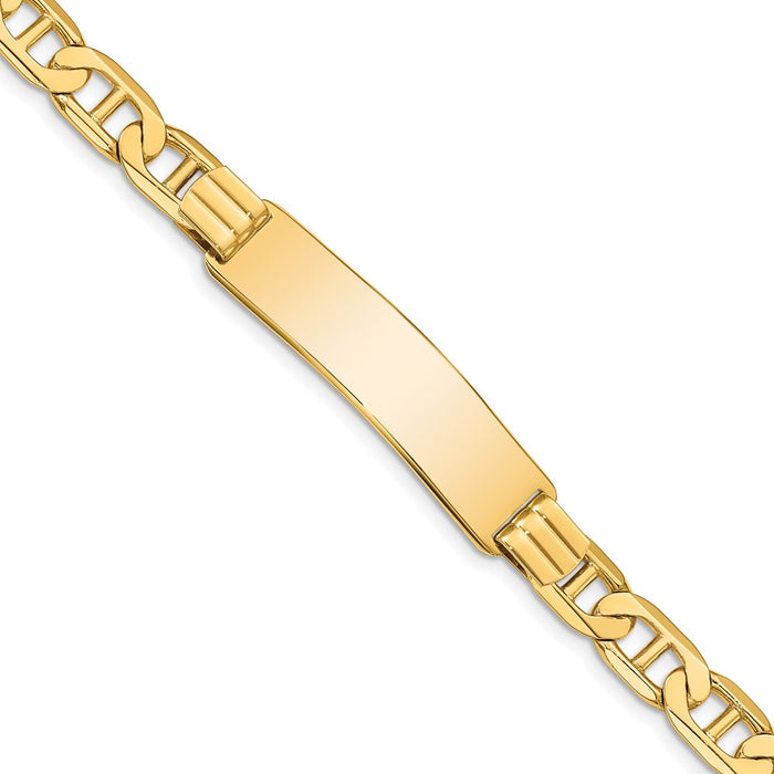 14k Anchor Link ID Bracelet