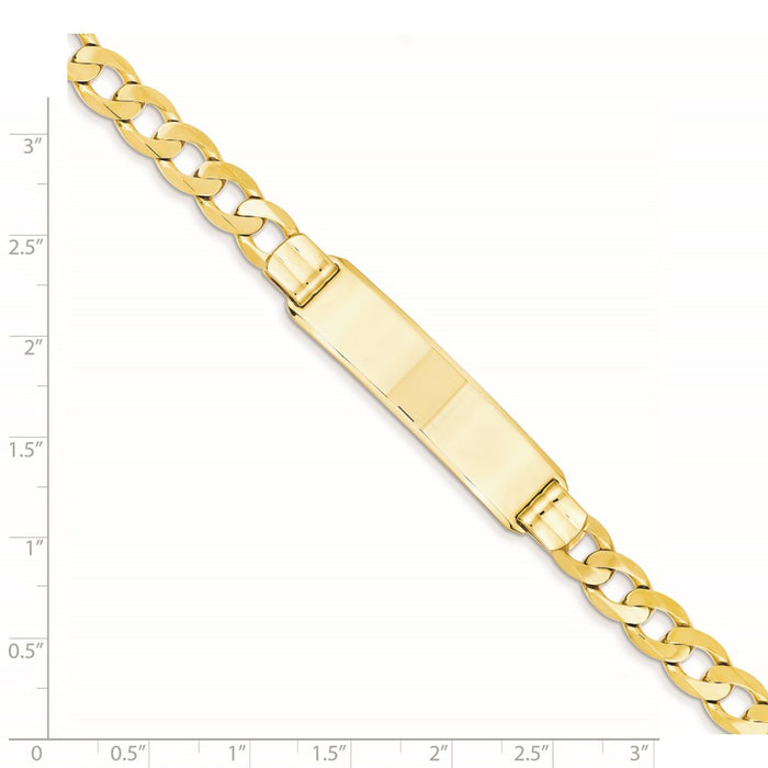 14k Curb ID Bracelet