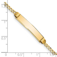 Thumbnail for 14k Curb Link ID Bracelet