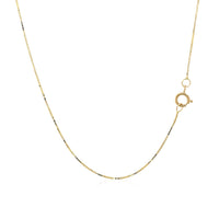 Thumbnail for 14k Yellow Gold Open Circle Drop Pendant