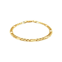 Thumbnail for 4.6mm 14k Yellow Gold Lite Figaro Bracelet
