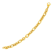 Thumbnail for 14k Yellow Gold Oval Link Bracelet