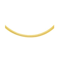 Thumbnail for 14k Yellow Gold Chain in a Classic Omega Design (4 mm)