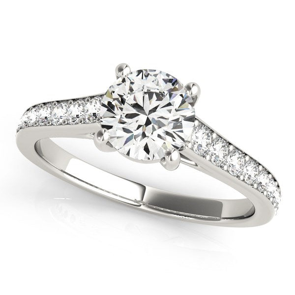 Single-Stone Diamond Ring For Sale at 1stDibs | one stone diamond ring, one stone  engagement ring, 1 stone wedding ring