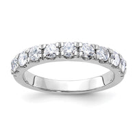 Thumbnail for 14kw 1/2ct. 9 Stone G H I True Light Moissanite Band