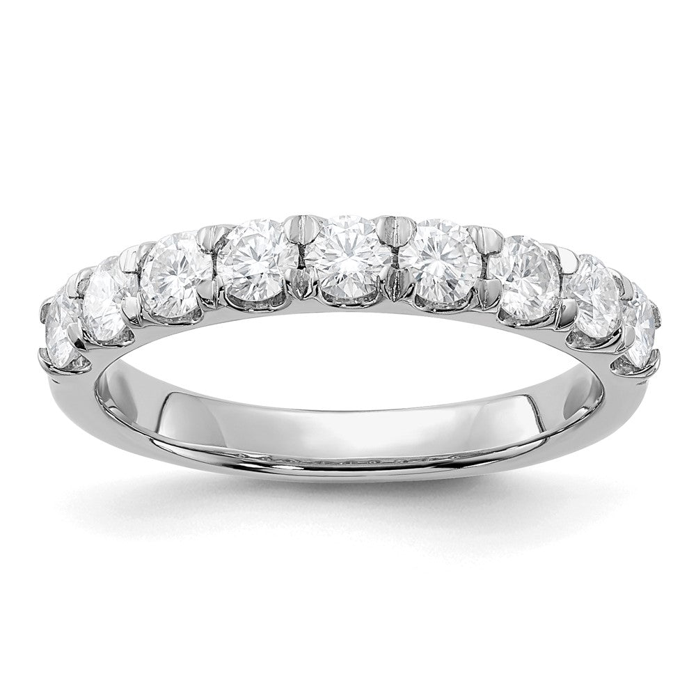 14kw 1ct. 9 Stone G H I True Light Moissanite Band