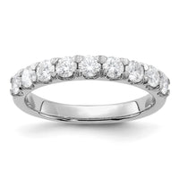 Thumbnail for 14kw 1ct. 9 Stone G H I True Light Moissanite Band