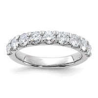 Thumbnail for 14kw 1.50ct. 9 Stone G H I True Light Moissanite Band