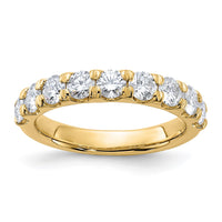 Thumbnail for 14ky 1.50ct. 9 Stone G H I True Light Moissanite Band