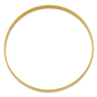 Thumbnail for 14k 6mm Solid Polished Half-Round Slip-On Bangle