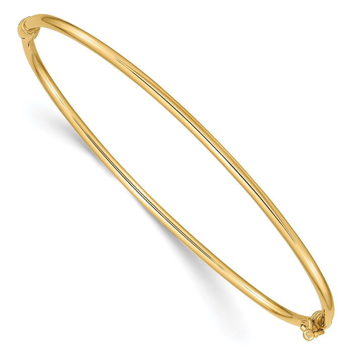 14K Hinged Bangle Bracelet