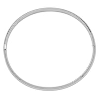 Thumbnail for 14k White Gold High Polished 4.0mm Hinged Bangle