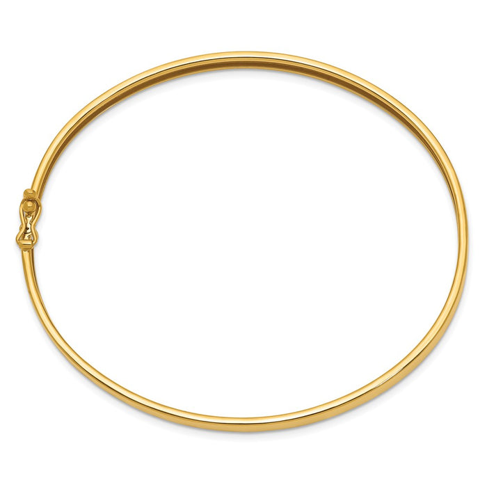 14K Flexible Hinged Bangle Bracelet